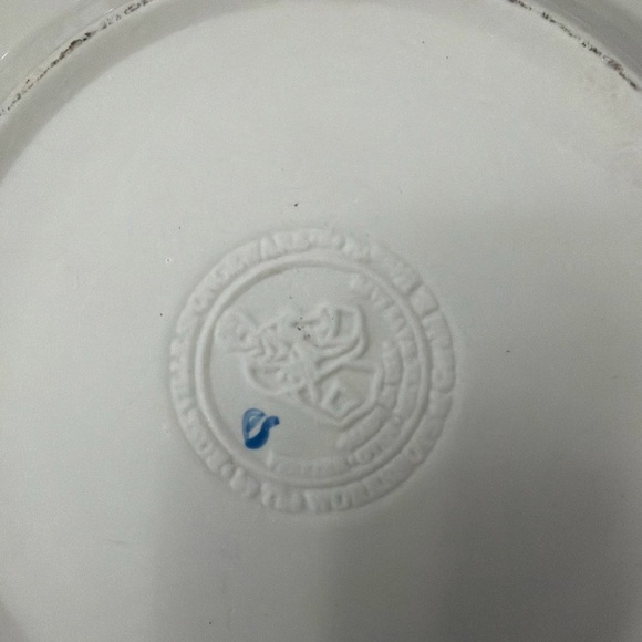 Blue Heart Pattern 10” Plate - Picture 10 of 10